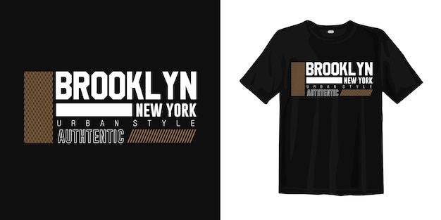 Brooklyn new york urban style print t shirt