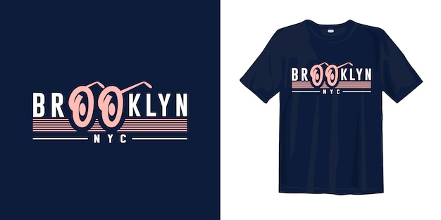 Brooklyn NYC trendy t-shirtkleding om af te drukken