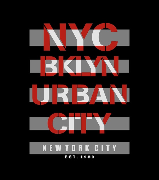 BROOKLYN ontwerp typografie vector ontwerp tekst illustratie poster banner flyer briefkaart teken t-shirt afbeeldingen afdrukken enz