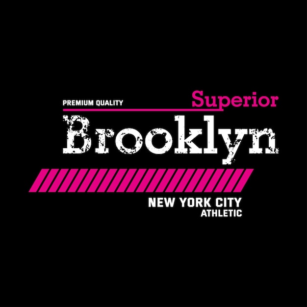 Vector brooklyn superieure premium kwaliteit new york city