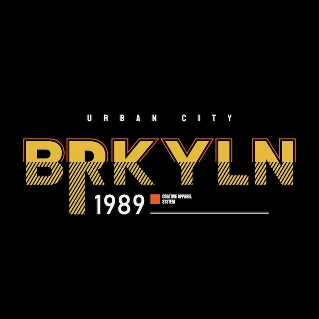 Brooklyn typografie vector t-shirt ontwerp