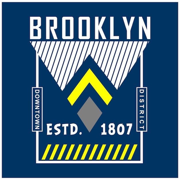 Brooklyn typography design art