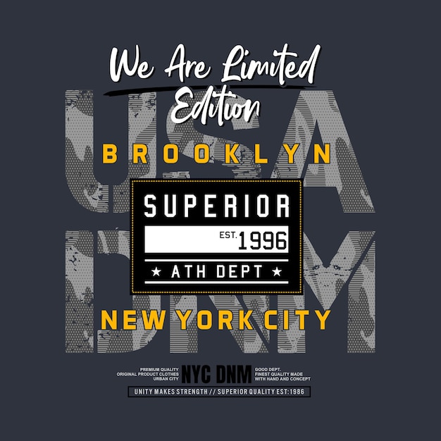 Brooklynwe are limited edition надписи иллюстрации