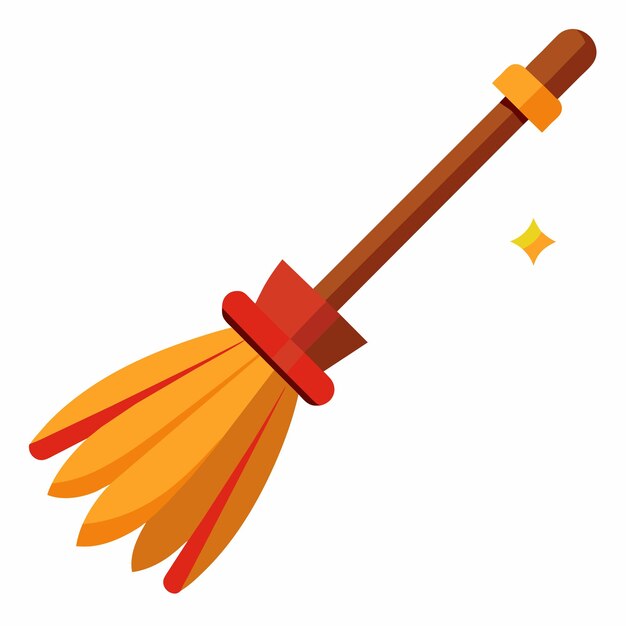 Vector brooms vector illustration