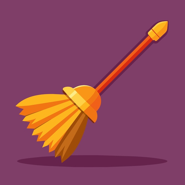 Vector brooms vector illustration