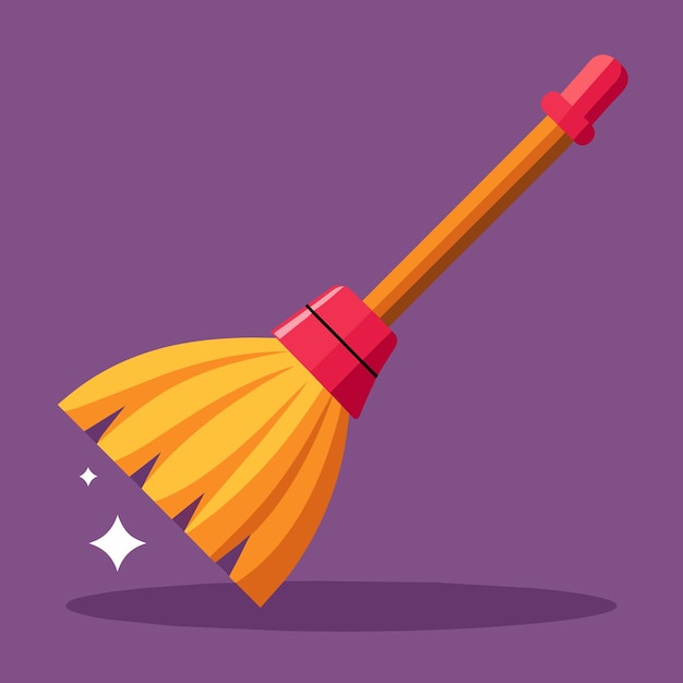 Vector brooms vector illustration