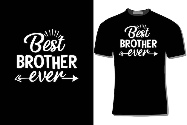 Brother tshirt design illustration for print posters card mugs bags invitations parties etc