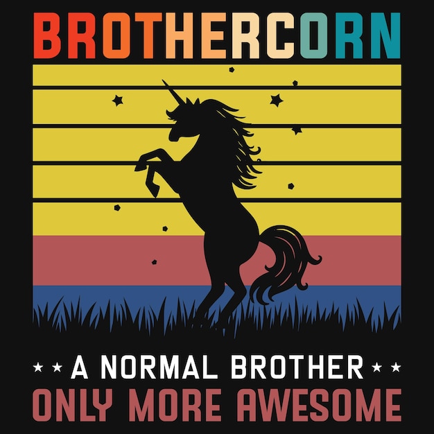 Brothercorn t-shirt ontwerp