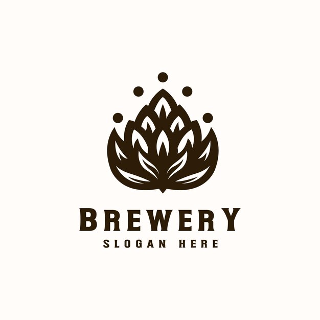 Brouwerij Logo sjabloon.