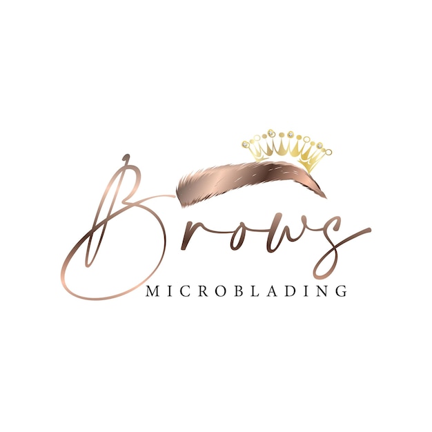 Brow artist logo design