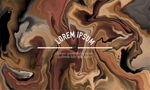 Brown abstract background combination vector