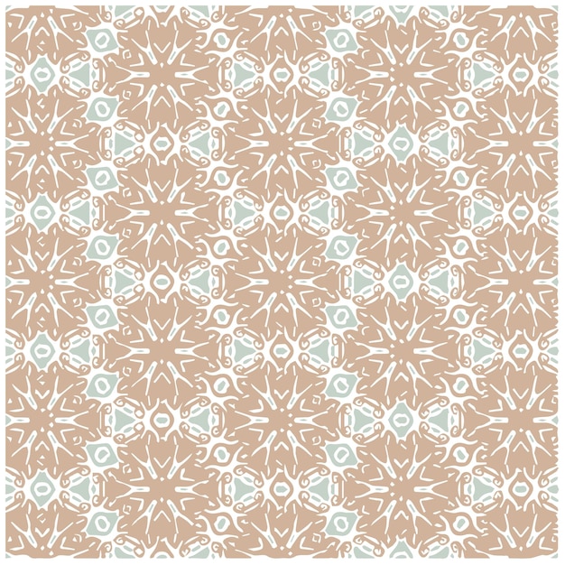 Brown abstract mandala o ikat wallpaper pattern sfondo