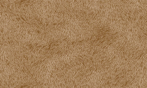 Premium Vector  Brown animal fur texture.wool and skin seamless