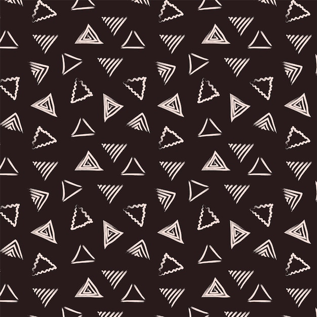 Brown background with triangles