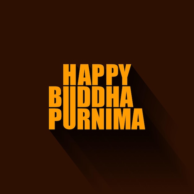 Vector a brown background with the words happy buddha purima.