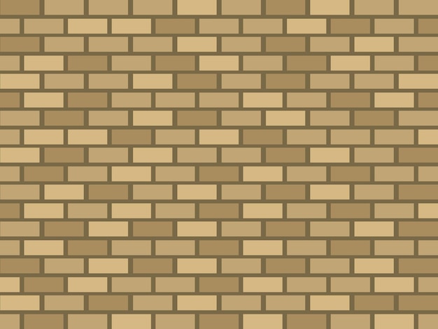 Vector brown brick wall background texture