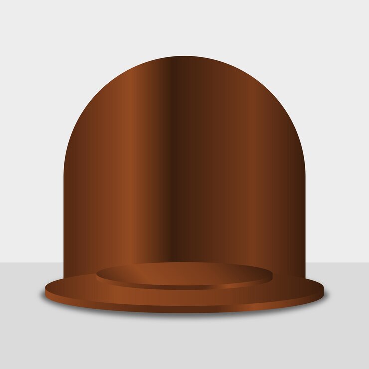 Vector a brown leather slipper is on a white background