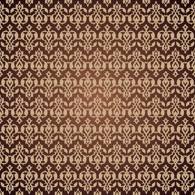 Brown Ornament Background and Pattern 