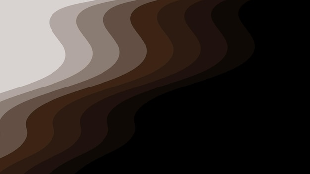 brown paper cut abstract background vector image