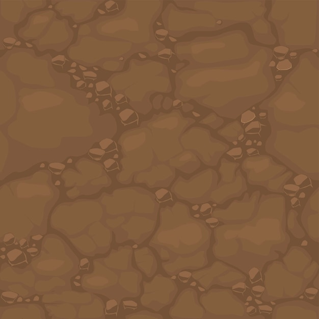 Vector brown soil texture background