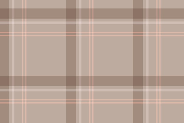 Brown tartan seamless pattern background vector template