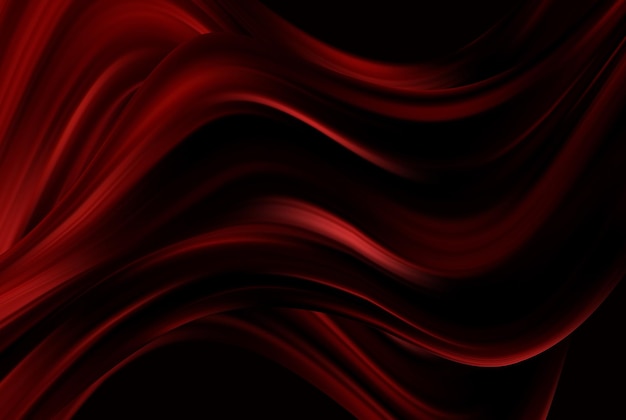 Vector brown wavy fabric abstract luxury background draped silky textile decoration for poster design bannerposterweb design