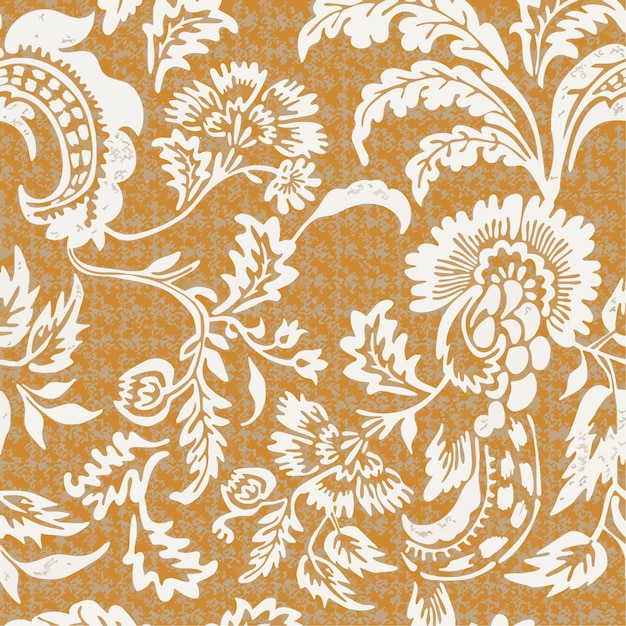 Vector brown and white pattern for fabric and graphic design textile usage