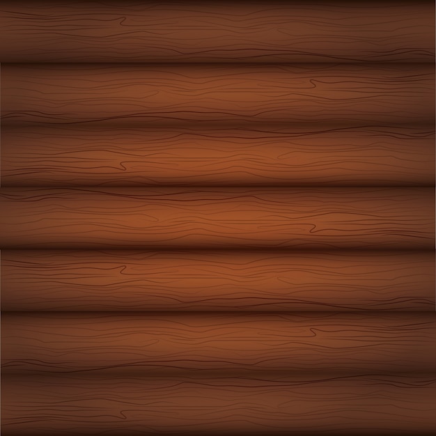 Vector brown wooden background