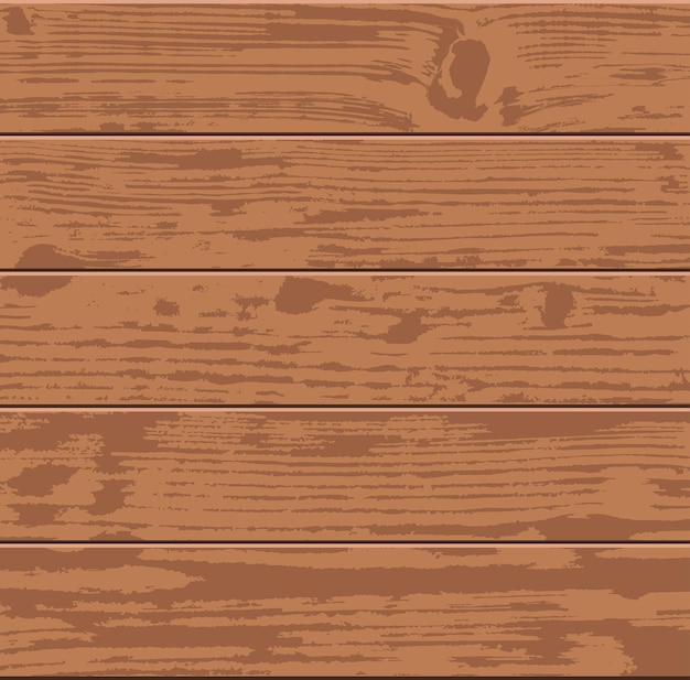 Vector brown wooden plank or floor surface