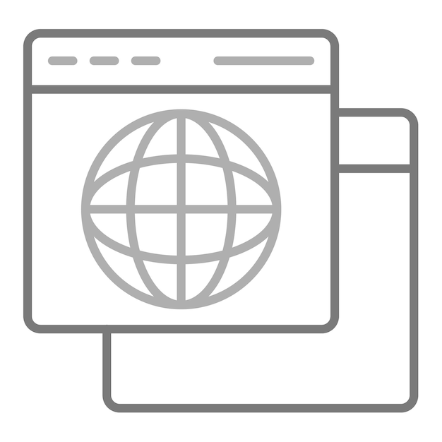 Vector browser icon