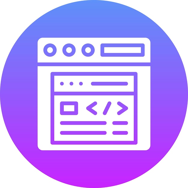 Browser Pop Up vector icoon illustratie van Codering en Ontwikkeling icoonset
