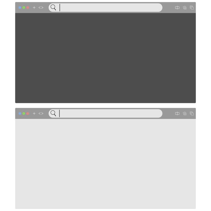 Vector browser window mockup website template vector frame empty browser window on white background webpage webpage web site computer screen mock up pc laptop