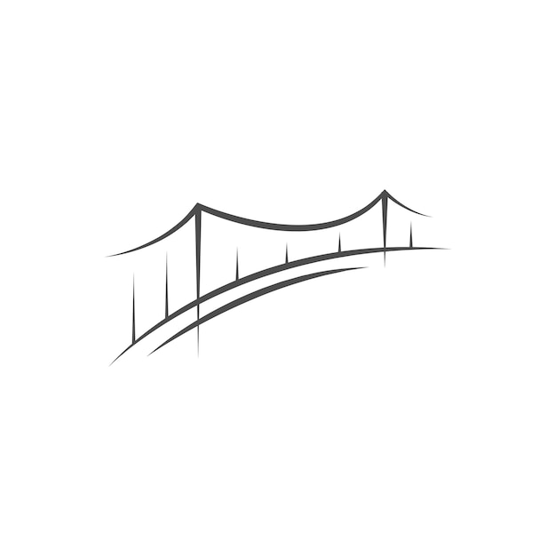 Brug Logo Template vector pictogram illustratie