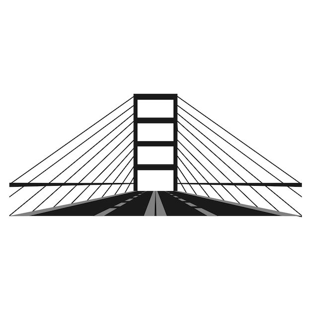 Brug pictogram vector