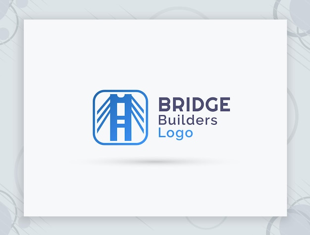 Brug vector logo ontwerp