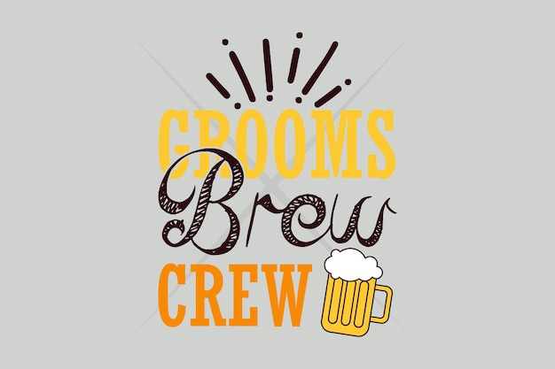 Bruidegoms brew crew