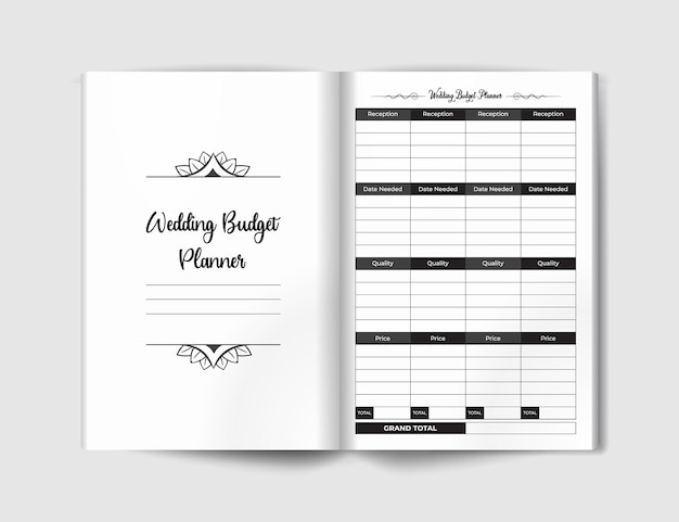 Bruiloft Budgetplanner KDP Interieur