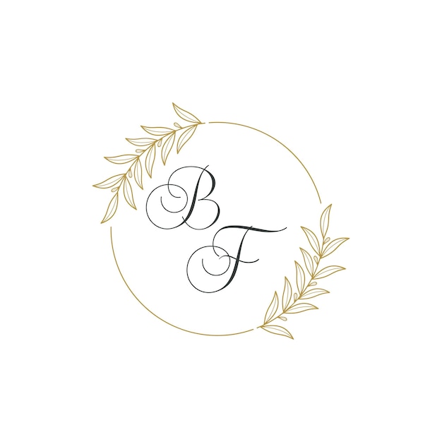 Bruiloft Monogram Vector