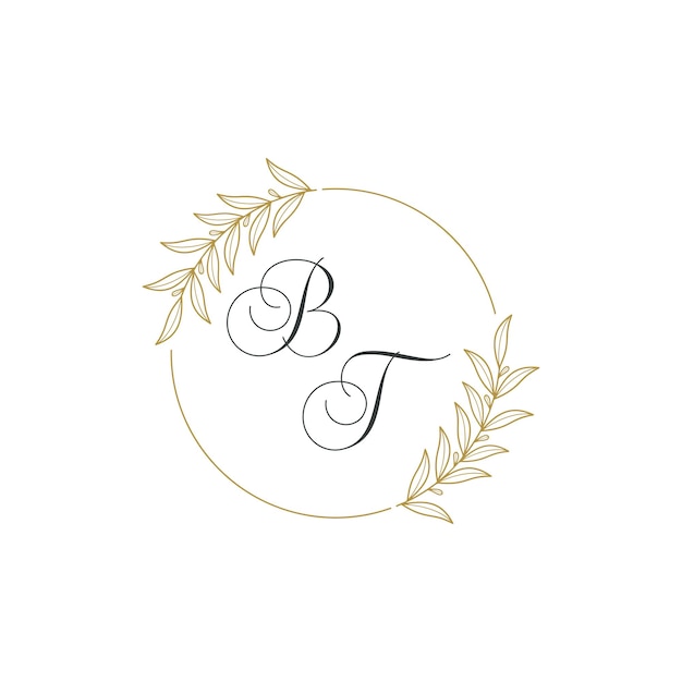 Bruiloft Monogram Vector