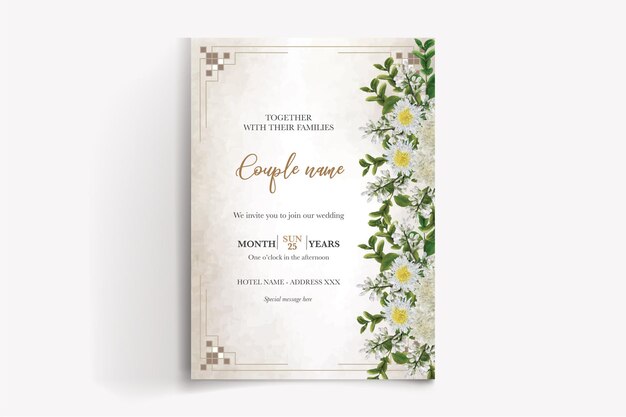 Bruiloft uitnodiging sjablonen