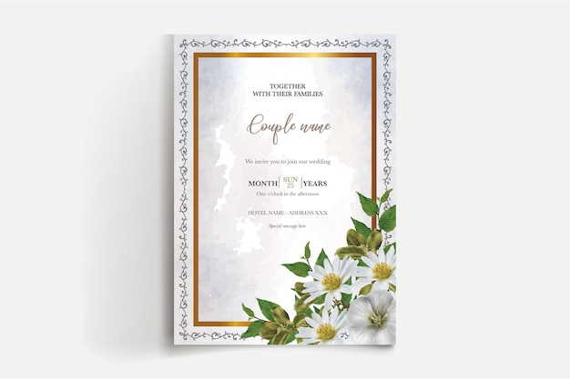 Bruiloft uitnodiging sjablonen