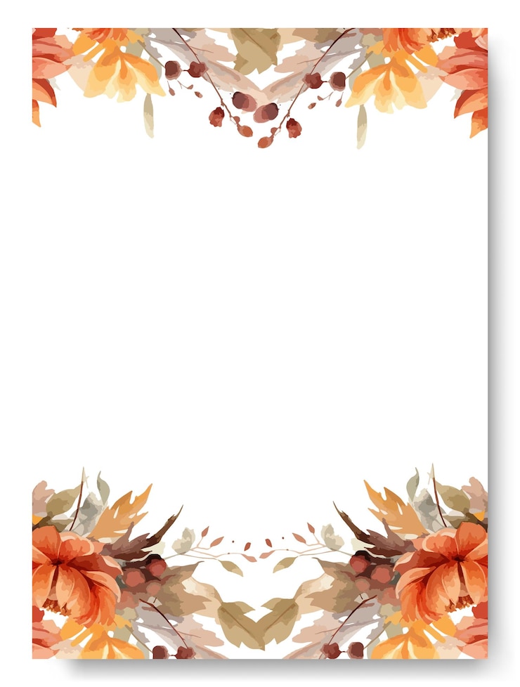 Vector bruiloft uitnodigingskaart met goudbruine afrikaanse aster bloemen rustieke trouwkaart