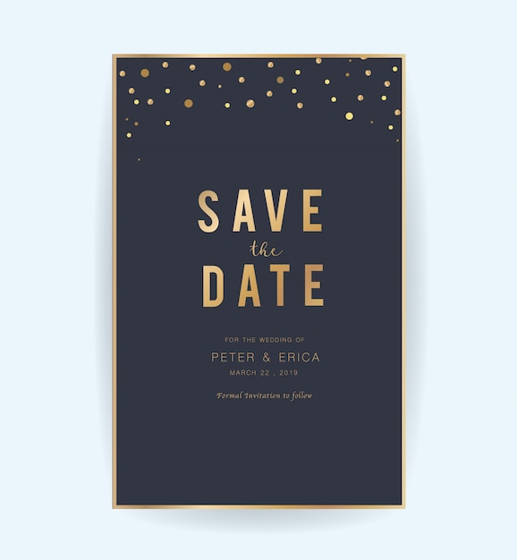 Bruiloft uitnodigingskaart