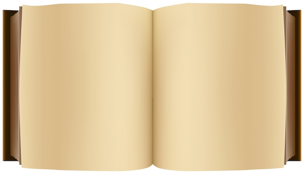 Vector bruin open boek