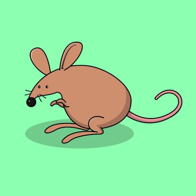 Vector bruine rat