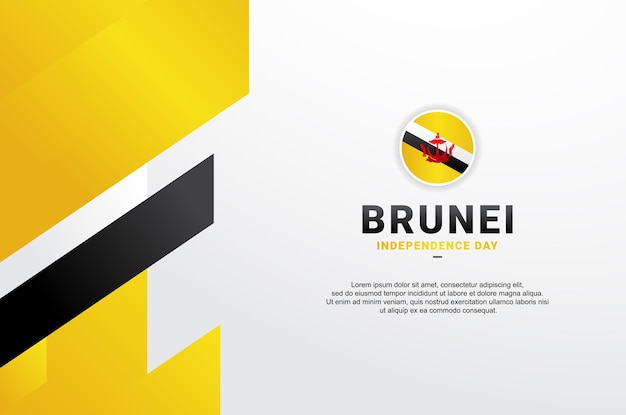 Brunei Independence Day Design Background