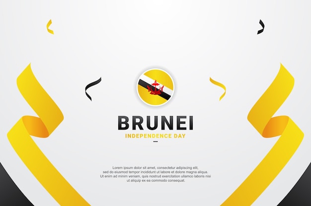 Brunei Independence Day Design Background