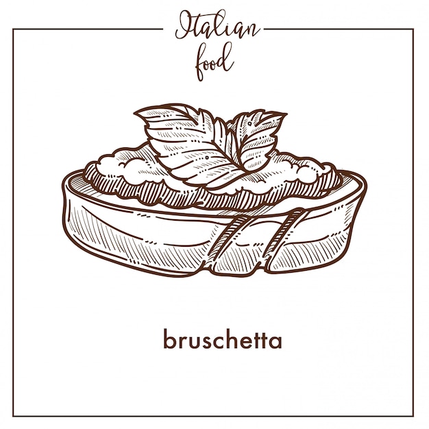 Bruschetta-snack