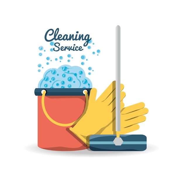 Brush of cleaning service