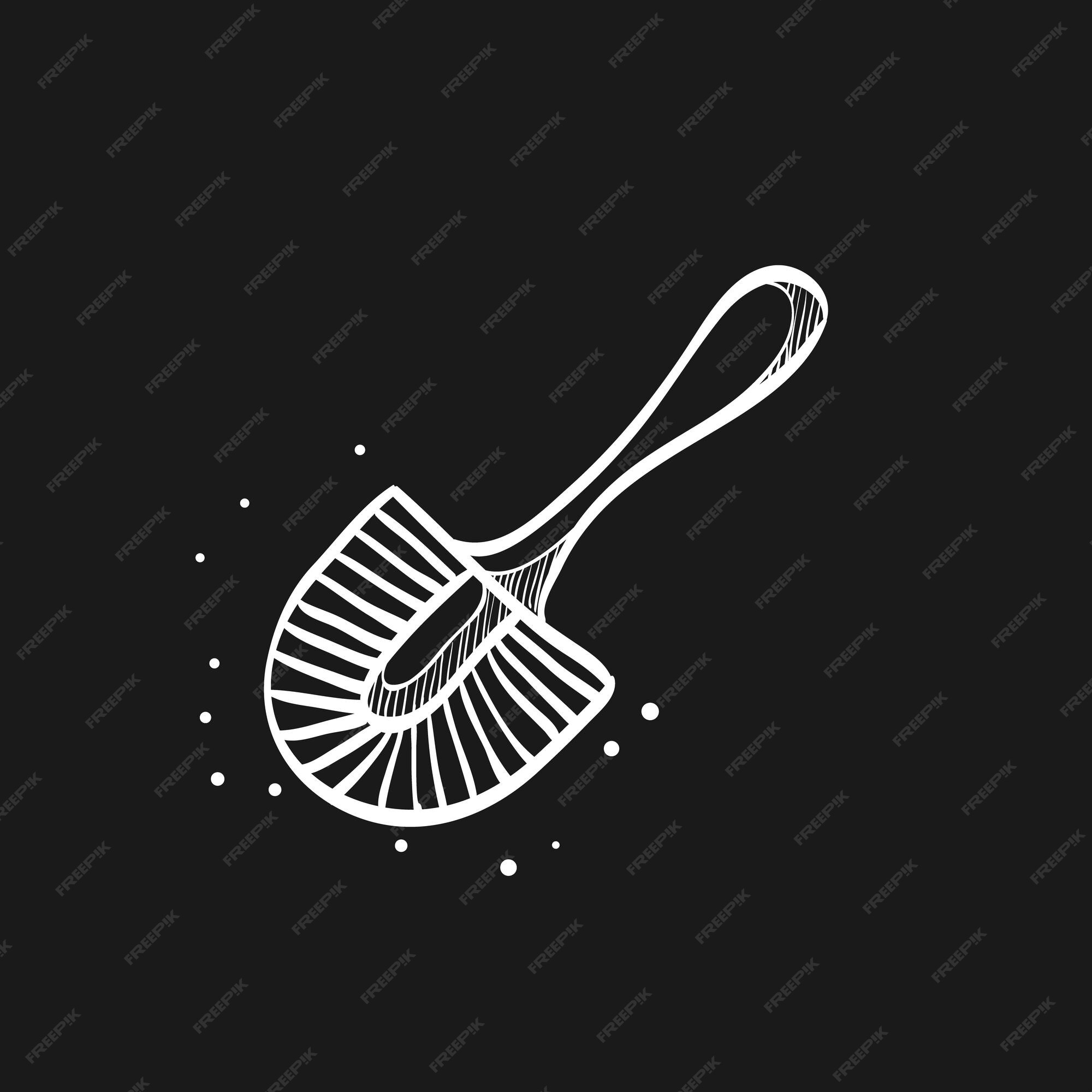 Premium Vector | Brush doodle sketch illustration